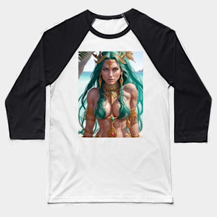 Barbarian Girl Baseball T-Shirt